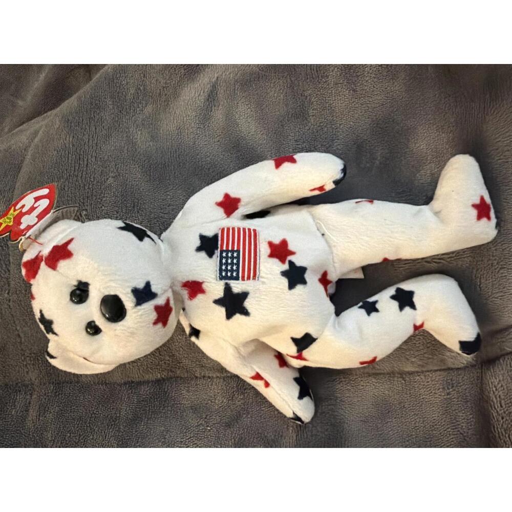 Vintage 1997/1998 Glory‎ bear error beanie baby